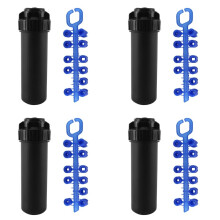 4pcs 3/4 Inch Female Thread - Sprinkler Gear Drive Lawn Sprinkler Part-Circle Pattern 40-360Adjustable
