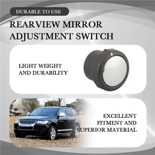 For   2003-2010 Left-Hand Drive Car Rearview Mirror Adjustment  Control Knob 2