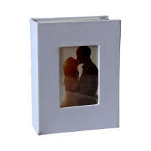 Album photo 4x6, livre photo avec couverture-Blanc 6 pouces 100