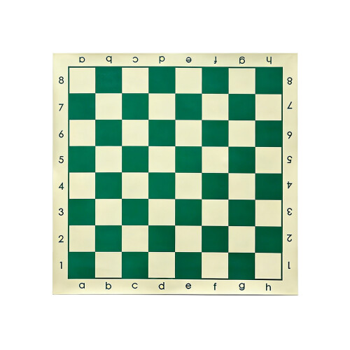 Leichte Turnier-Schachmatte, aufrollbar,-Grün 34CM