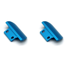 2X Pára-Choques Dianteiro de Metal para  144001 124017 124019 RC Acessórios de Peças de AtualizaçãO de Carro, Azul