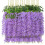 Artificial Wisteria Vine Garland 3.75FT 12 Pack 1