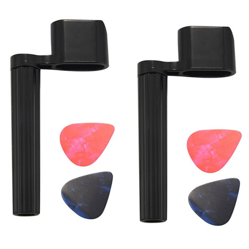 2Pcs String Stool + 4 Picks Premium Crank for Guitar String A Western Guitar, Classical Guitar,with Pin Puller and Picks