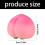 Stretchy Peach Sensory Toy TPR Material For Office Study-Pink 4