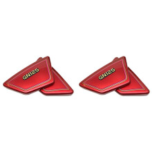 4x Red Motorcycle Battery Side Cover Frame Side Covers Panels for GN125 GN 125
