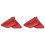 4x Red Motorcycle Battery Side Cover Frame Side Covers Panels for  GN125 GN 125 1