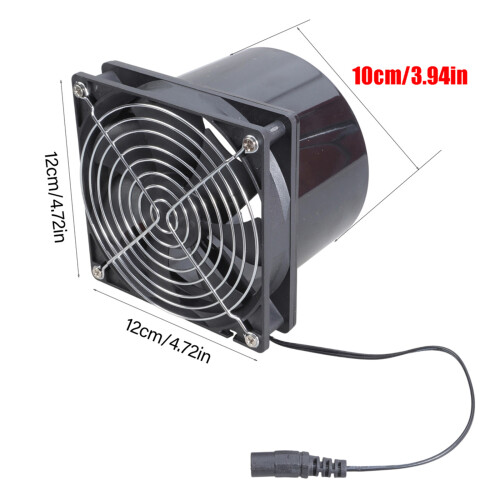 Lightweight 10cm Plastic Air Blower Duct Fan With Quiet 1