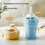 Folding Drinking Cup Heat Resistant Travel Portable-Yellow 7