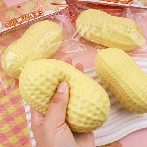Simulation Peanut Squeezable Toy Relaxation Gadget Pocket Stress 1
