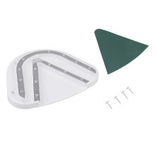 Steel Adjustable Manual Can Jar Opener With Ergonomic-White