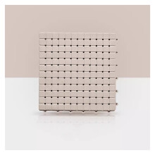 Rubber Floor Tiles NonSlip Interlocking Drainage Mats Beige 11.8'x11.8' 6Pack for Shower Pool Patio