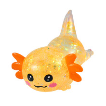 Speelse Handheld Axolotl Zintuiglijk Speelgoed Zacht-Oranje