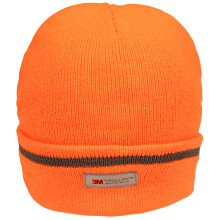 (Orange) Thinsulate Reflective Hi Vis Beanie