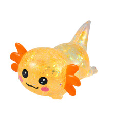 Handheld Cute Slow Rising Axolotl Squeeze Toy For-Orange