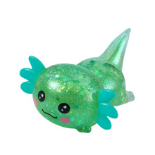Handheld Unique Axolotl Shape TPR Fidgets Toy For Calming-Green
