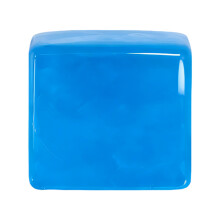Colorful Ice Block Stress Ball Squeezable Toy For-Blue