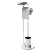 Flexible Toilet Paper Dispenser Developed For Modern-Silver