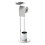 Flexible Toilet Paper Dispenser Developed For Modern-Silver 1