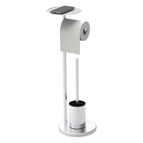 Flexible Toilet Paper Dispenser Developed For Modern-Silver