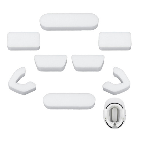 Comfort Enhancing Foam Insert For Baseball Helmets Safely-White