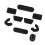 Doublures de remplacement pour casque de Baseball Standard,-Noir 1
