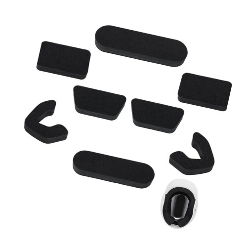 Doublures de remplacement pour casque de Baseball Standard,-Noir