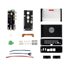 Kit de -Ordinateur Tout-En-un Multifonctionnel Conçu pour Raspberry Pi 5, Boîtier en Alliage D'Aluminium pour Adaptateur PCIe C