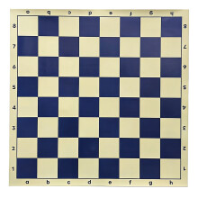 Échiquier d'échecs enroulable souple Portable tapis-Bleu 51CM