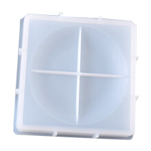 Porte-Savon Moule en RéSine Bricolage Artisanat Conteneur Cristal RéSine éPoxy Moule Savon BoîTe de Rangement Silicone Moule Carré