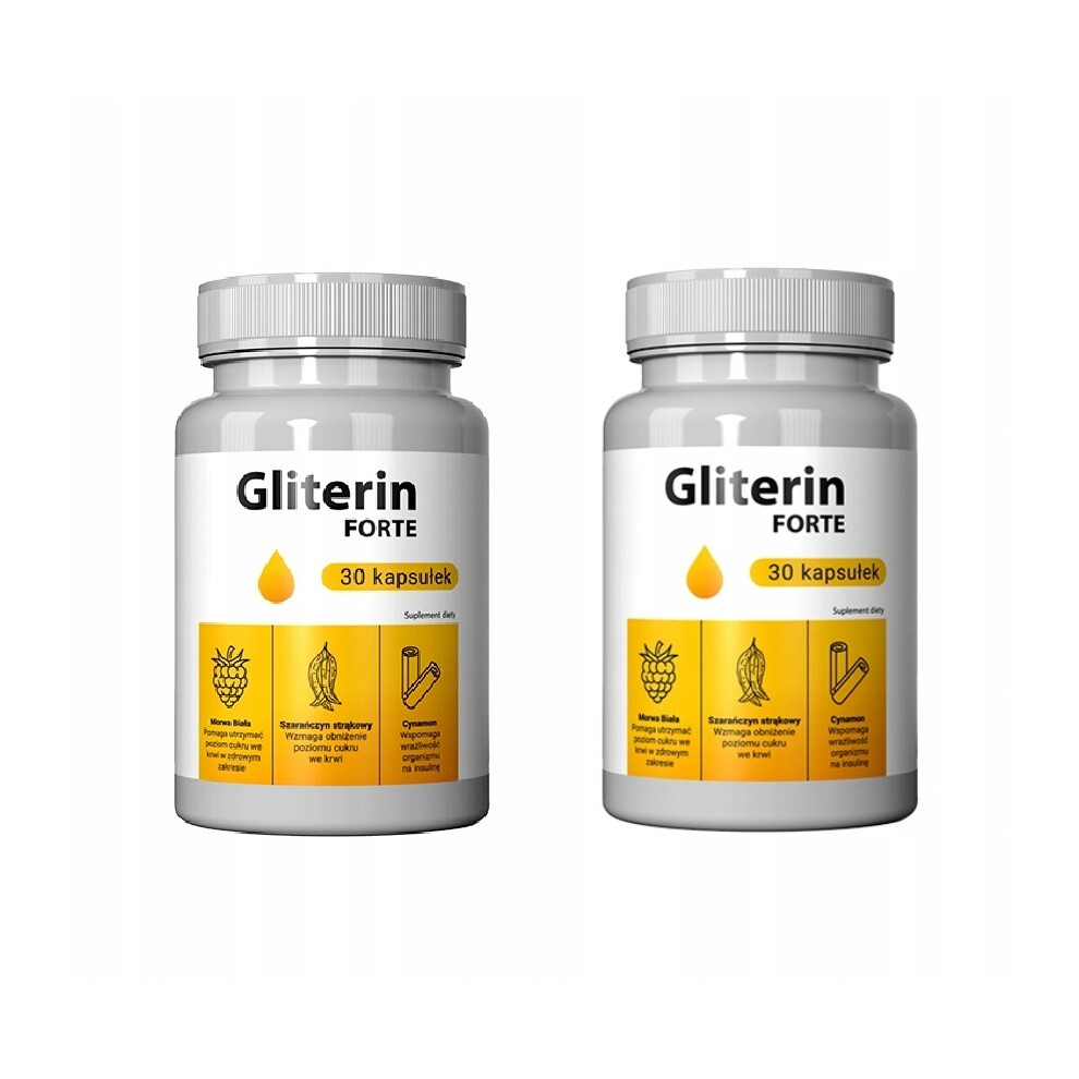 2x Gliterin - a dietary supplement to support sugar levels and metabolism