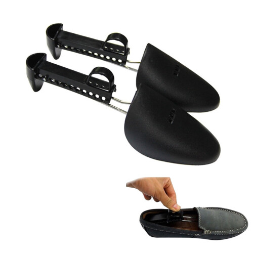 Shoe Tree Shaper Support Holder Plastic Silver