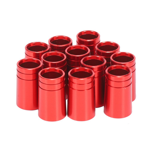 Puntali da  12 Pezzi / .370 Alluminio 22Mm per Accessori per Mazze da 2