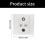 No Solder Design 4 Port Multimedia Panel Direct-RJ45 CAT5E 3