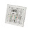 No Solder Design 4 Port Multimedia Panel Direct-RJ45 CAT5E 7