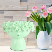 Blomsterkrans jentevase plantekasse 13x15x7,5 cm