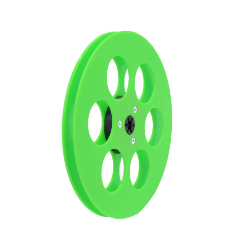 Bobine de ruban vide de 7 pouces 1/4 pouces, construite en-Vert