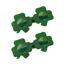 Patrick's Day Shamrock Glasses,Four Leaf Clovers-five