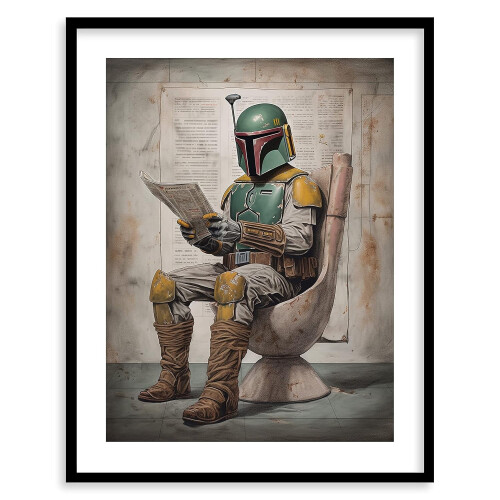 Star Wars Badrumskonsttryck – Darth Vader, Stormtrooper,