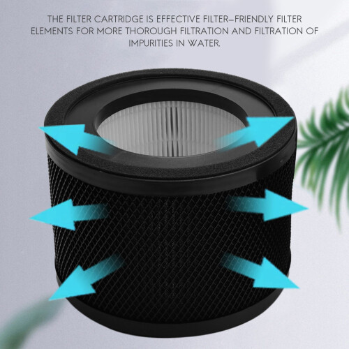 2-Pack Utbytes TRUE HEPA-Filter Kompatibla för  TT-AP001 och  VA-EE014 Luftrenare 1