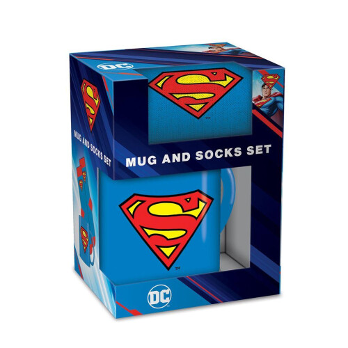 Superman Superman Logo 315ml Mug and Sock Set