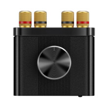Power Amplifier, 20W Stereo HiFi Digital Audio Receiver, Supports /USB/AUX Input Us Plug