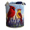 Elegant Floral Pattern Clothes Organiser Storage Basket With-C 1