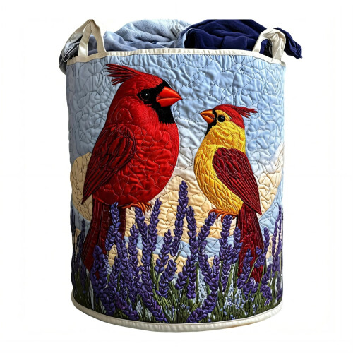 Elegant Floral Pattern Clothes Organiser Storage Basket With-C