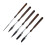 5Pcs Practical Wooden Multi Purpose Brush For Study Office And 1