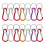 14 Pcs 5 Screw Lock  Multicolor Aluminum Carabiner Hook W Keyring 1
