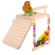 Accessori per Gabbie per Uccelli, Piattaforma e Altalena - per Pappagalli, Parrocchetti, Parrocchetti Ondulati, Calopsitte, Inseparabili, Parrocchetti