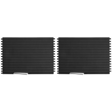 2X Seção Traseira Do Console Central Persiana Interior Rolo para - X5 X6 E70 E71 E72 Acabamento da Tampa Do Porta Copo de Água Beber