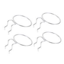 4Pcs Heavy Duty Pegboard Cup Hooks Set for Garage and Kitchen SpaceSaving Organizer Rings