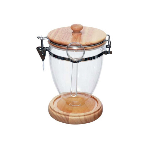 Coffee Organizers Jar Includes Scoops and Seal for Coffee Nut-S