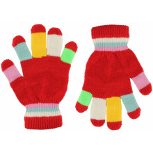 (Red 2) Magic Kids Multicoloured Gloves